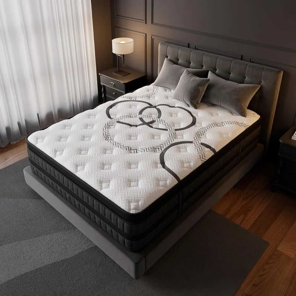 EvoLuxe Mattress – Euro Top Comfort with Zoned Pocket Coil Support
