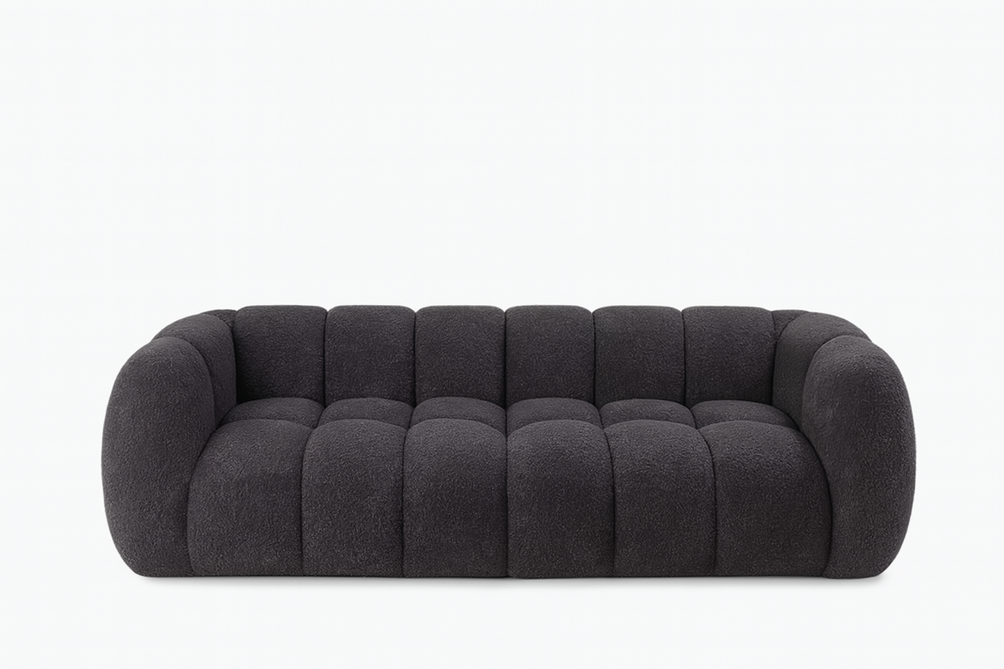 Cavallo Sofa – Luxe Bouclé Cloud Couch with Deep Tufted Seating & Sculpted Silhouette